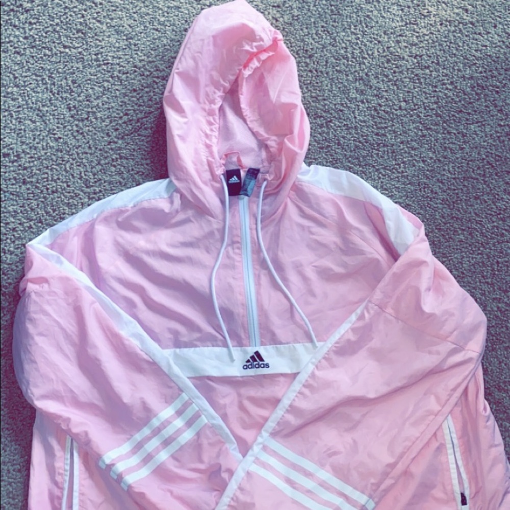 Pink Adidas Women’s WindBreaker